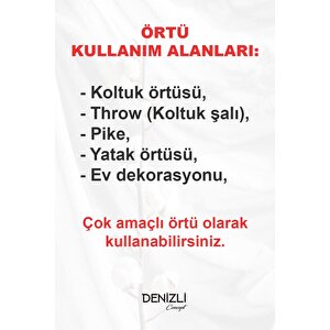 Lalin Koltuk Örtüsü Kiremit 200x200 Cm
