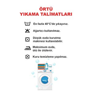 Lalin Koltuk Örtüsü Kiremit 200x160 Cm