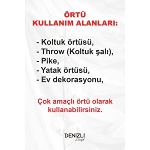 Alinda Koltuk Örtüsü Yeşil 170x300 Cm