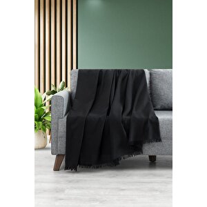 Lalin Koltuk Örtüsü Siyah 200x200 Cm 200x200 cm