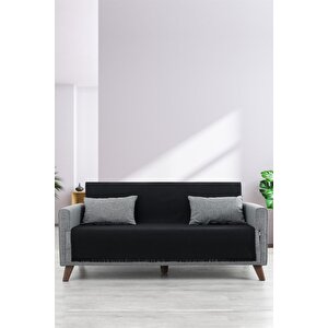 Lalin Koltuk Örtüsü Siyah 200x200 Cm 200x200 cm