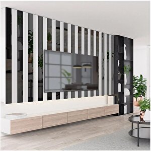 10 Mm X 2800 Mm Antrasit Sibu Aynalı Pleksi Şerit Mobilya Süsü