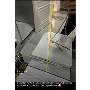 15 Mm X 2800 Mm Altın Sibu Aynalı Pleksi Şerit Mobilya Süsü