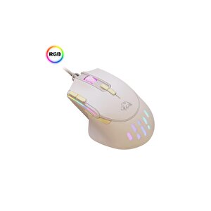 M2 Kablolu Espor Oyuncu Mouse Rgb 12800 Dpi Ledli Gaming Mouse Software 9 Makro Sensor