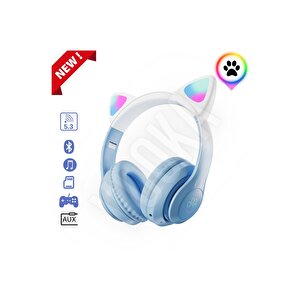 Toygo Kedi Kulaklık Pro 5.3 Akıllı Rgb Led Detaylı Bluetooth Kablosuz Kulaklık Çocuk