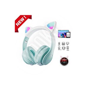 Toygo Kedi Kulaklık Pro 5.3 Akıllı Rgb Led Detaylı Bluetooth Kablosuz Kulaklık Çocuk Oyuncu Yeni
