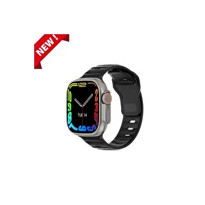 Vilya Watch 8 Ultra Smart Watch 49mm Tam Ekran Akıllı Saat Kablosuz Şarj Yeni Android Ios Uyumlu