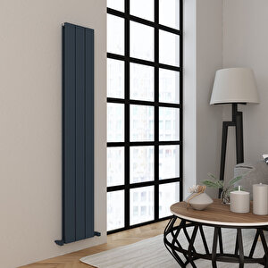Angers Double Aluminyum Radyatör 180x29,5cm Kumlu Antrasit