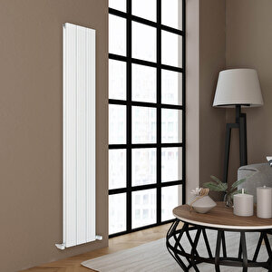 Angers Double Aluminyum Radyatör 180x29,5cm Kumlu Beyaz