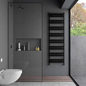 Ligne Aluminyum Havlupan 164,5x48 Cm Kumlu Siyah