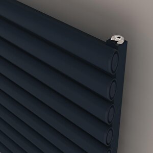 Tallis Xl Yatay Alüminyum Radyatör Modern Tasarım Antrasit 59x120 Cm