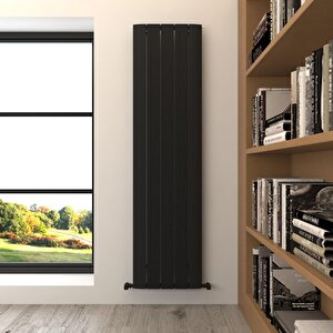 Dune Aluminyum Radyatör 180x47cm Kumlu Siyah