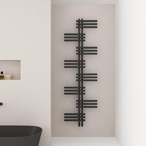 Unico Aluminyum Havlupan 174x50cm Kumlu Siyah