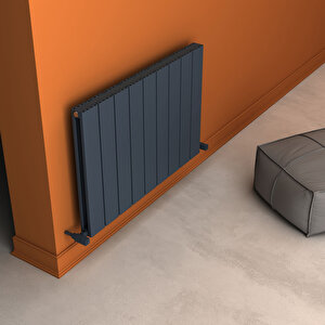Angers Double Alüminyum Radyatör 60x89,5cm Kumlu Antrasit