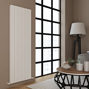 Angers Double Aluminyum Radyatör 180x59,5cm Kumlu Beyaz