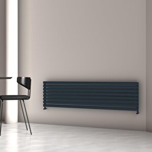 Tallis Xl Yatay Alüminyum Radyatör Modern Tasarım Antrasit 47x180 Cm