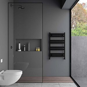Ligne Aluminyum Havlupan 80,5x48 Cm Kumlu Siyah