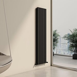 Chambord Double Aluminyum Radyatör 180x39,5cm Kumlu Siyah