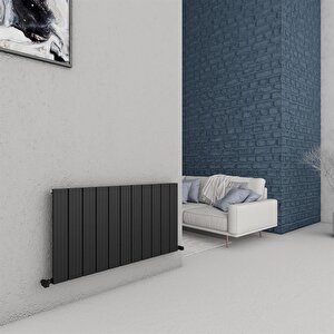Chambord Aluminyum Radyatör 60x109,5cm Kumlu Siyah