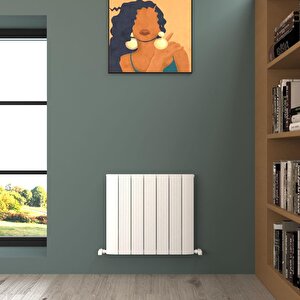Dune Aluminyum Radyatör 60x66cm Kumlu Beyaz