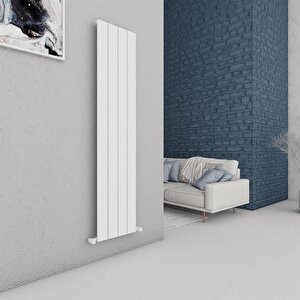 Chambord Dikey Alüminyum Radyatör Modern Tasarım Beyaz 180x39,5 Cm
