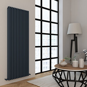 Tubulous Aluminyum Radyatör 180x63cm Kumlu Antrasit