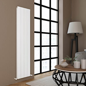 Angers Double Aluminyum Radyatör 180x39,5cm Kumlu Beyaz