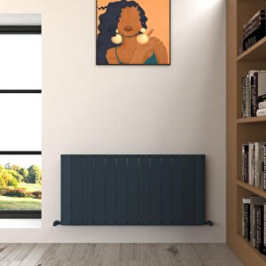 Dune Aluminyum Radyatör 60x123cm Kumlu Antrasit