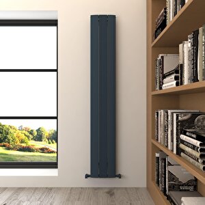 Dune Aluminyum Radyatör 180x28cm Kumlu Antrasit