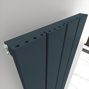 Angers Aluminyum Radyatör 60x49,5cm Kumlu Antrasit