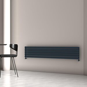 Tallis Xl Aluminyum Radyatör 35x180cm Kumlu Antrasit