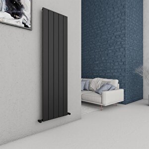 Chambord Aluminyum Radyatör 180x49,5cm Kumlu Siyah