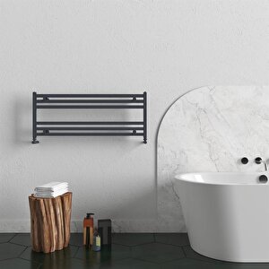 Fame Horizontal Aluminyum  Havlupan 40x100cm Kumlu Antrasit