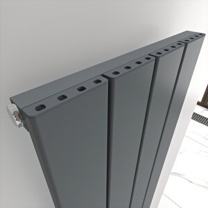 Angers Aluminyum Radyatör 60x89,5cm Kumlu Açık Gri