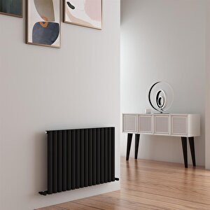 Tallis Aluminyum Radyatör 60x95cm Kumlu Siyah