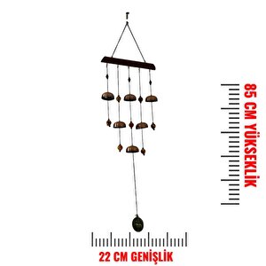 T.concept Demir Fil Halkalı Rüzgar Çanı 85 Cm