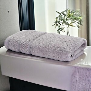 T.concept Dolce Coton Yumuşak Pamuklu Havlu Açık Lila Rengi 50*90 Cm