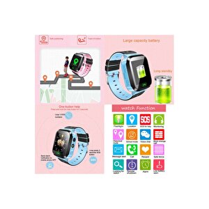 Çocuk Konum Takipli Arama Sim Kart Girişli Gps Ve Sos Özellikli Akıllı Çocuk Saati