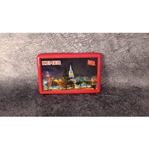 Magnet Bayrak Kule Ağaç Turistik Buzdolabı Süsü Manyetik Mıknatıslı