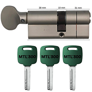 Mul-t-lock Mtl 300 Tokmaklı Tutamaklı Tuzaklı Bilyalı Kapı Kilidi 69 Mm