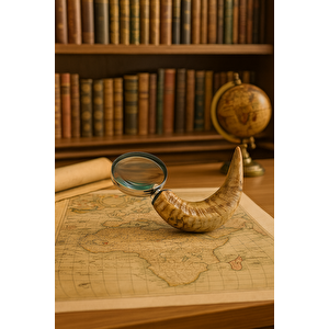 Pi̇ri̇nç Boynuz Saplı Büyüteç, 30x13