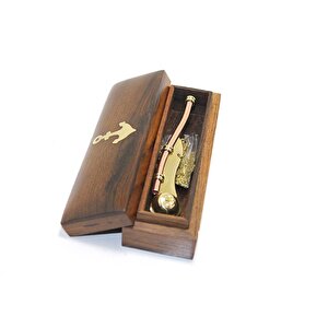 Si̇li̇stre Düdük Ahşap Kutulu Pi̇ri̇nç 12x5