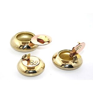 Pi̇ri̇nç Küllük 3 Lü Set, Altın, 7x3