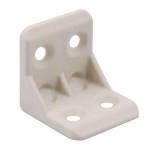 Mobilya Dolap Köşe Bağlantı Sabitleme L Gönye 25x25x25 Mm Krem (10 Adet)