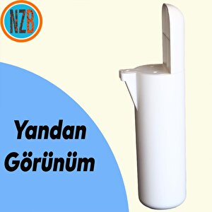 Mobilya Yükseltici Sehpa Kanepe Tv Ünitesi Koltuk Ayağı Baza Ayakları Kapsül Mat Beyaz 18 Cm