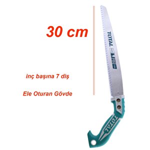 Budama Testeresi 300 Mm Bağ Dal El Testeresi Plastik Saplı