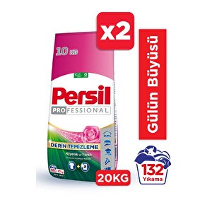 Persil Toz Çamaşır Deterjanı 2 X 10kg (132 Yıkama) Gülün Büyüsü