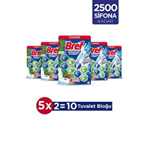 Wc Power Aktiv Duopack Katı Tuvalet Bloğu Çam, 5 X 2'li Paket
