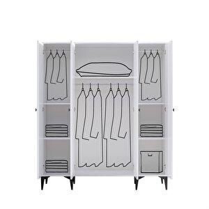 White 4'lü Genç Odası Takımı