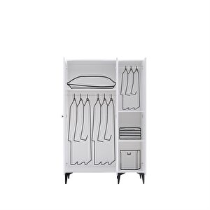 White 3'lü Complex Ranza Set